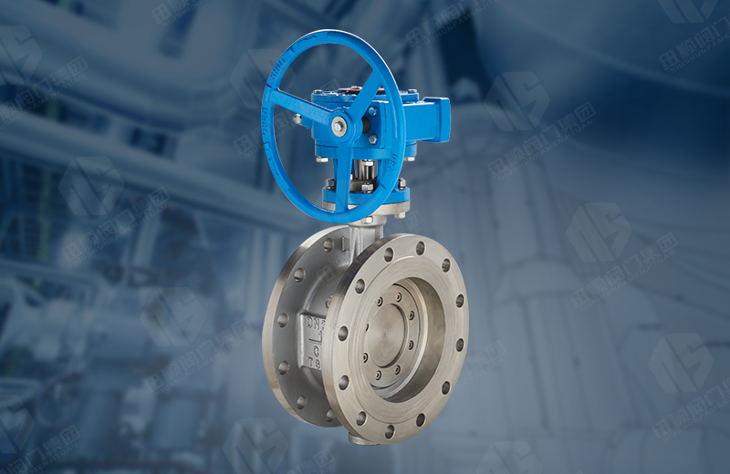 蜗轮法兰硬密封蝶阀