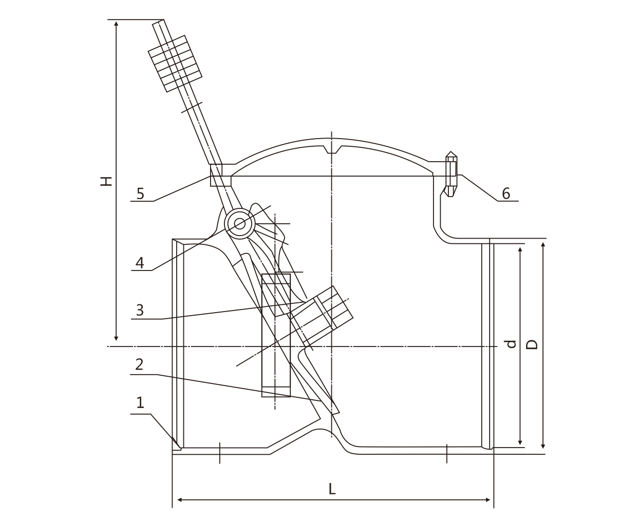 抽气止回阀(图1) 抽气止回阀(图1)