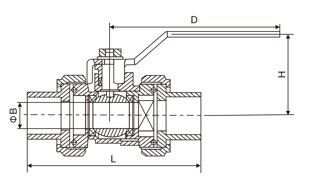 PPR黄铜球阀(图1) PPR黄铜球阀(图1)